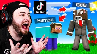 TESTING 7 *VIRAL* Minecraft TikTok Hacks