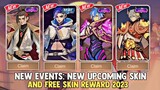 NEW! FREE UPCOMING NEW EPIC SKIN AND MPL BENEDETTA SKIN + EVENT! FREE SKIN! | MOBILE LEGENDS 2023