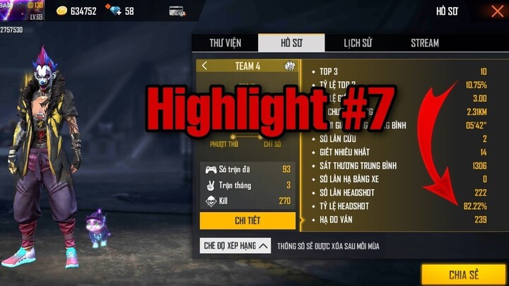 Highlight FreeFire Những Pha Xử Lý Đỉnh Cao Best Mp40 Headshot 1 vs 1