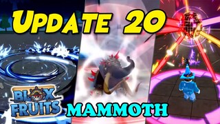 Blox Fruits UPDATE 20! How to Get New Fighting Style Sanguine Art? MAMMOTH ShowCase (Roblox)