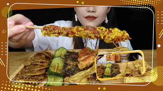 Sate goreng renyah, sangat menggiurkan