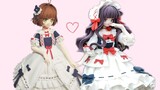 [Ultra-light clay] Sakura & Tomoyo | Clay CP four-hand figure | A gift for each other