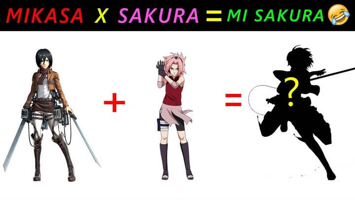 CANTIK BANGET !! SAKURA HARUNO DIGABUNG MIKASA ACKERMAN