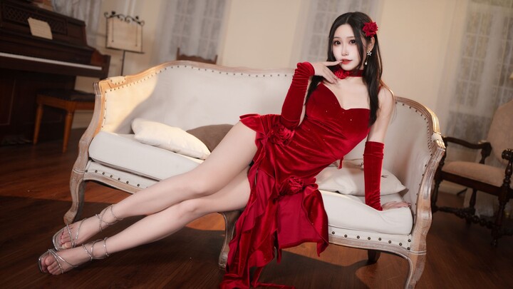 【Nhị Mân】Váy đỏ thanh lịch, quyến rũ muôn phần ❤️ Senorita ❤️