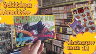 LE RETOUR DE CHAINSAW MAN !! (Unboxing collector tome 12)