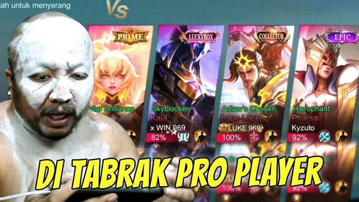 DI TABRAK PRO PLAYER FULL SQUAD !!! PASCOL SAMPE MAU NANGIS