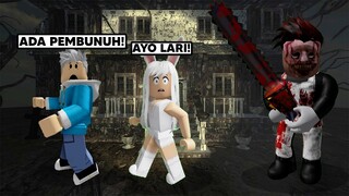 Aku & @AKUDAP Dikejar Pembunuh Gergaji! ADA HANTU PENJAGA SAWAH! - Escape Mr. Chains-Aw's Asylum