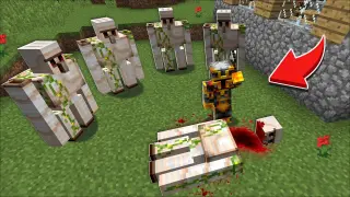 Minecraft HELP FIND MURDER MYSTERY SUSPECT FOR THE DEAD GOLEM MOD / DANGEROUS MOBS !! Minecraft Mods