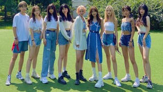[WeGo Summer Park "One-shot" สไปรท์ แดนซ์สุดเท่] ใส่เดนิม น้ำเงิน และขาวในฤดูร้อน! ปก Fromis_9 wego