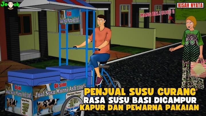 AZAB PENJUAL SUSU SAPI CURANG RASA SUSU BASI DICAMPUR KAPUR DAN PEWARNA PAKA
