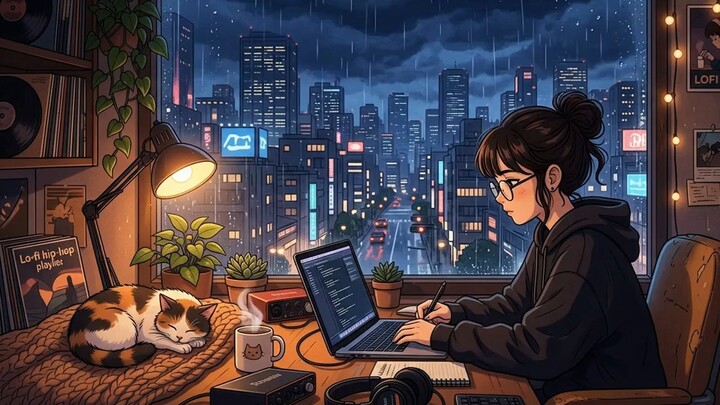 [30 Min] 🌧️ Lofi Hip Hop for Studying & Sleeping | 30分钟沉浸式Lofi助眠学习音乐