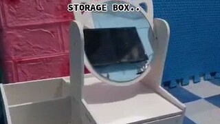 Cute Makeup Storage.       https://vt.tiktok.com/ZS8Yrxsgs/