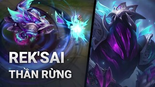 Hiệu Ứng Skin Rek'Sai Thần Rừng | Liên Minh Huyền Thoại | Yugi Gaming