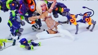 Dogs like to hug thighs, how come even mechas like young ladies! Whether it's the color, the pad pri