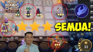 SUMMONER BALIK KE MAGIC CHESS!! SEMUA HERO SUMMONERKU BINTANG 3 NIH BOS!!