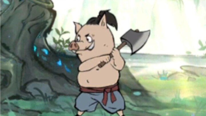 Can you challenge the rich in Pigs Chopping Trees?