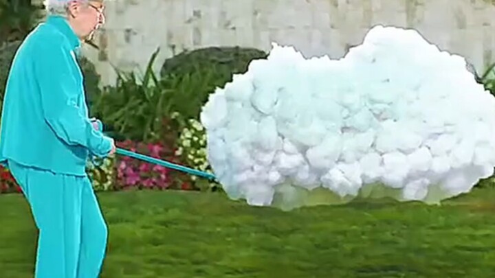 Old Grandma Keeps a Cloud as a Pet