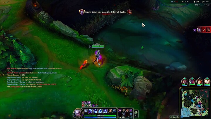 Diana League of Legends GamePlay Mey11line 2026