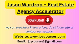 Jason Wardrop - Real Estate Agency Accelerator