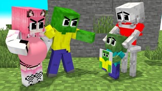 Monster School T&J : Skeleton Pranked Zombie Friend With Dynamite - Funny Minecraft Animation