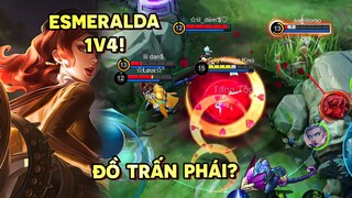 Tốp Mỡ | ĐÂY LÀ ĐỒ TRẤN PHÁI GIÚP ESMERALDA 1v4 FULL MANA FULL MÁU?! | MLBB