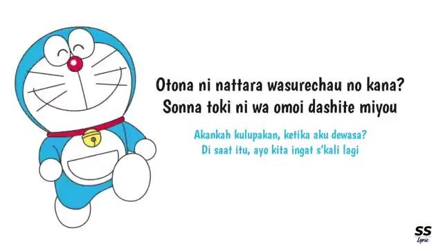 Yume wo kanaete lagu doraemon