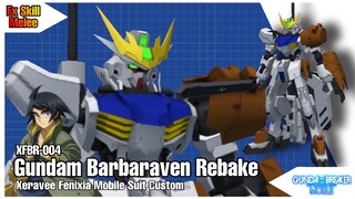 Gundam Barbaraven Rebake Gameplay - Gundam Breaker Mobile (Custom Skin Gundam)