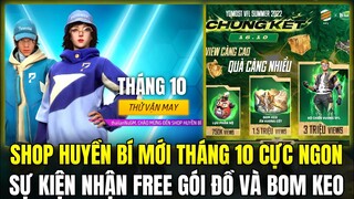 Shop Huyền Bí Mới Trong Tháng 10 Cực Ngon, Sự Kiện Free Gói Đồ Chiến Vương VFL Cực Đẹp | Free Fire