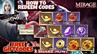 Mirage Perfect Skyline All Giftcodes - How to Redeem Codes // Mirage Perfect Skyline Free 10+ Codes