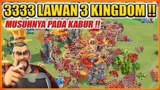 MUSUHNYA PADA KABUR PADAHAL KEROYOKAN 3 KINGDOMS !! WAR KVK ROK PASS 5 KVK 2 KD 3333