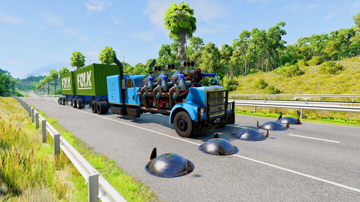 There’s a little prop on the road that spins a bit—no worries, it’s just a little prop, no big deal.