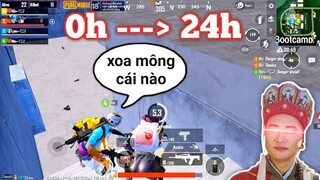 PUBG Mobile - Thử Thách 24 Giờ Ảo Y Cùng Người Lạ | Bạn Nữ Xoa Mông Buff Sức Mạnh =))