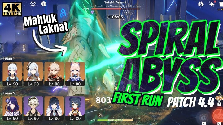 【4k】Spiral Abyss 4.4 | Genshin Impact Indonesia