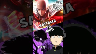 SAITAMA VS MOB - #anime #shorts #onepunchman #opm #mob #mobpsycho100