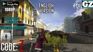 CODE: Z - English Release (BETA) - #TPS - Multiplayer Zombie Shooter - Android Gameplay