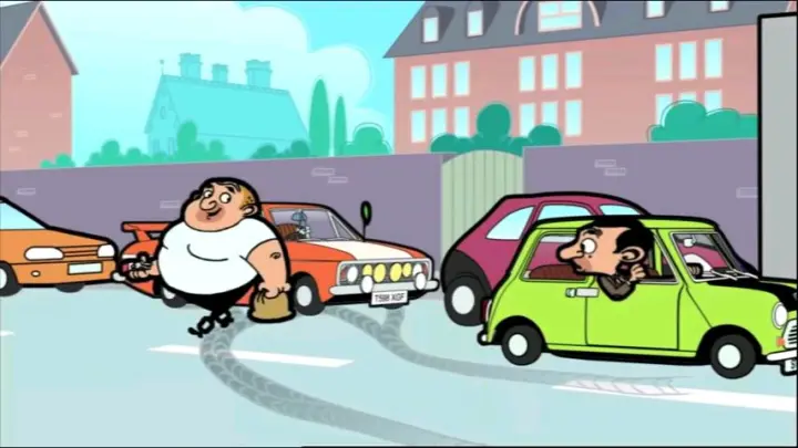 A running battle. Mr bean Animated Series. Season 1 ep 43
