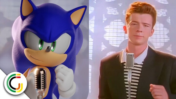 [Comparison] Sonic RickRoll VS Original - Graphy