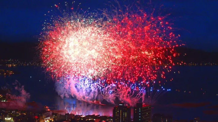 21 わっかない市民花火大会 Bilibili