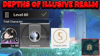 Depths Of Illusive Realm Level 60 Baizhi Trial Full Clear S Rank - Wuthering Waves