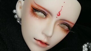 [khuôn mặt trang điểm bjd] Young Song [Wuxin] Video trước về quá trình trang điểm khuôn mặt bjd bị k