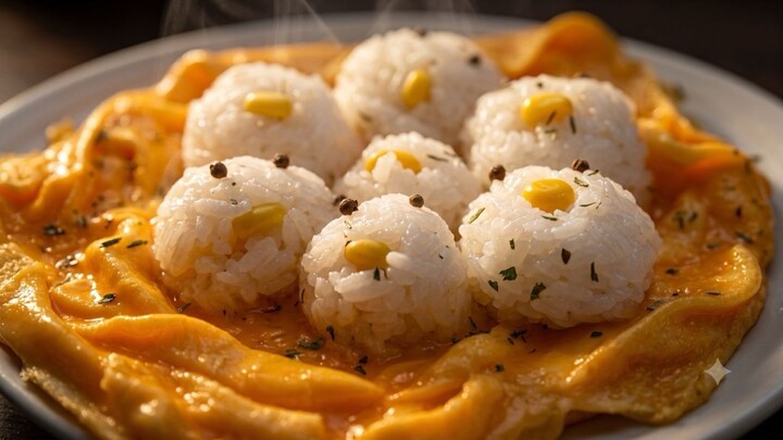 You've Never Had Such a Sweet Breakfast – Chickens Made of Rice and Eggs!