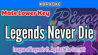 League of Legends ft. Against The Current - Legends Never Die (Karaoke : Male Lower Key)