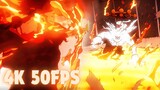 Sukuna vs Mahoraga [4K 50FPS] Blu-Ray with Sound | Flame Bow | Jujutsu Kaisen Season 2 Episode 17
