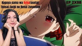 Kaguya-sama wa kokurasetai react ep 8 temp 2 | SHIROGANE E KAGUYA FINALMENTE SE BEIJARAM?