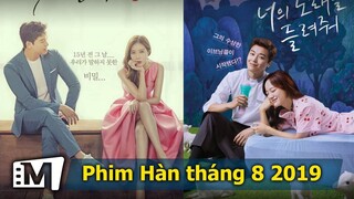 Giới thiệu phim Hàn lên sóng trong tháng 8-2019 | Kdrama launches in Aug 2019