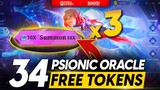 GET 34 SUMMONING SCROLLS FOR THE PSIONIC ORCACLE EVENT FROM THE BONUS TOKEN EVENT | MLBB