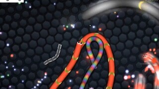 Slither.io 001 Troll Hacked Skin Snake vs. 97724 Snakes Epic Slitherio Gameplay!