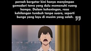 Bukan Cinta Yang Menyakitkan, Tapi waktu yang tak memberi kesempatan yang lebih lama 😔