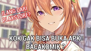 APK / Aplikasi Playstore Baca Komik Tak Bisa Di akes ? - Waktu Koneksi Habis ? Sesi Habis ?