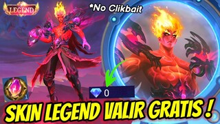 HAHA CUMA GW YANG BISA DAPAT SKIN LEGEND VALIR GRRTIS ! HARGA NYA 0 DIAMONDS - Mobile Legends